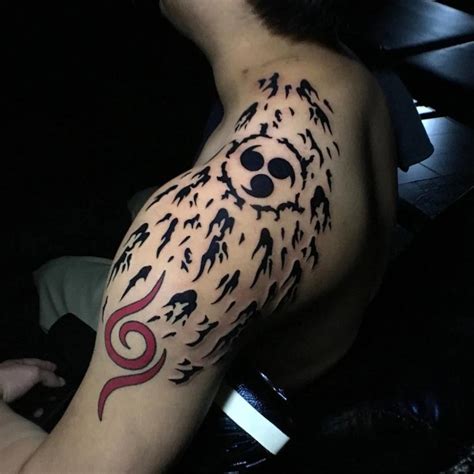 How to Properly Apply Sasuke's Curse Mark Tattoo Stencil